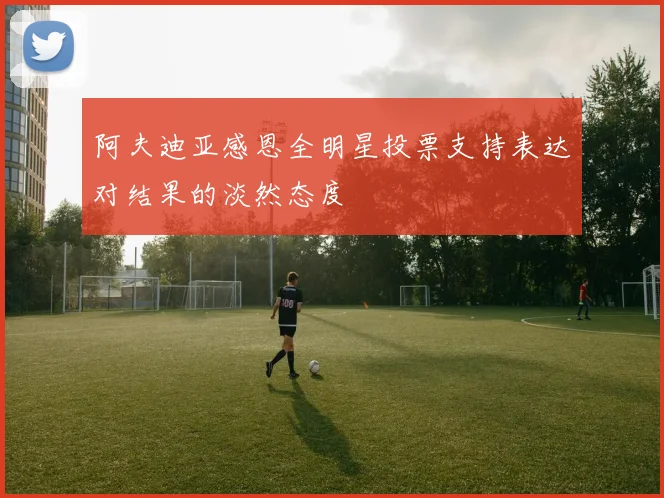 阿夫迪亚感恩全明星投票支持表达对结果的淡然态度